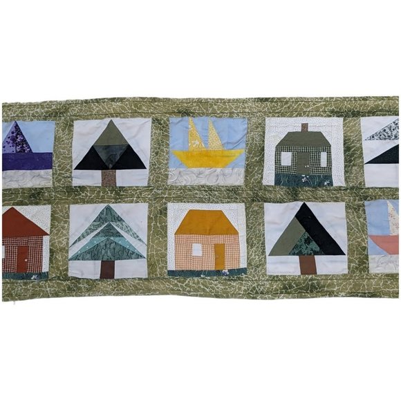 Rustic Tree Table Runner 50" x 10" - Picture 3 of 8